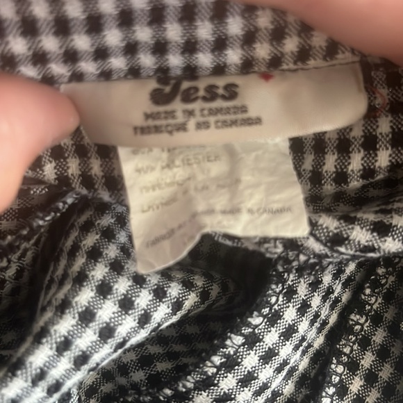 Vintage checkered pleated high waisted Shorts - Picture 3 of 4